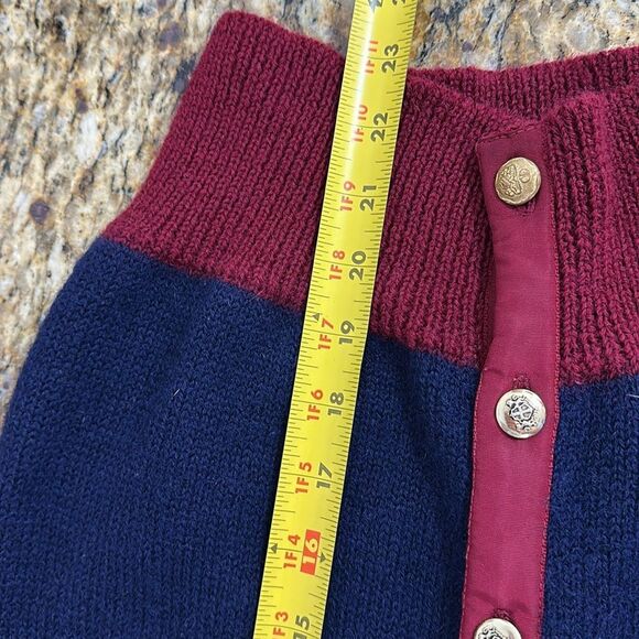 Designed By Deans Of Scotland Vintage Wool Cardigan Sweater Size S - Picture 6 of 6